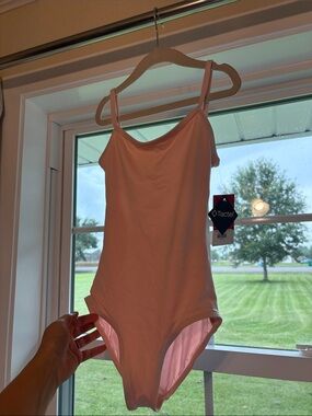 Capezio Light Pink Tactel Dance Bodysuit